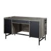 Picture of Harvey Park Double Pedestal Desk - Jet Acacia