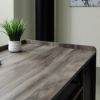 Picture of Harvey Park Double Pedestal Desk - Jet Acacia