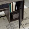 Picture of Harvey Park Double Pedestal Desk - Jet Acacia