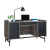 Picture of Harvey Park Double Pedestal Desk - Jet Acacia