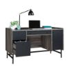 Picture of Harvey Park Double Pedestal Desk - Jet Acacia