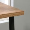 Picture of North Avenue Single Pedestal Desk - Sindoori Mango