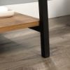 Picture of North Avenue Single Pedestal Desk - Sindoori Mango