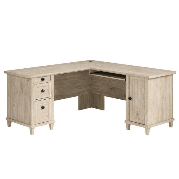Picture of Hammond L-Shaped Desk - Chalk Oak