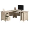 Picture of Hammond L-Shaped Desk - Chalk Oak
