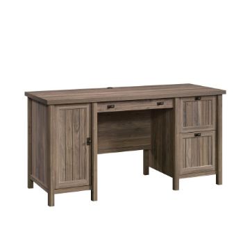 Picture of Costa Computer Desk - Washed Walnut