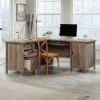 Picture of Costa L-Desk - Washed Walnut