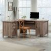 Picture of Costa L-Desk - Washed Walnut