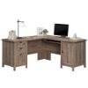 Picture of Costa L-Desk - Washed Walnut