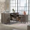 Picture of Clifford Place L-Shape Desk - Jet Acacia