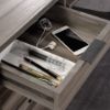 Picture of Clifford Place L-Shape Desk - Jet Acacia
