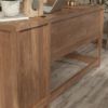Picture of Cannery Bridge L Desk - Sindoori Mango