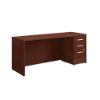 Picture of Affirm Single Pedestal Desk - Classic Cherry