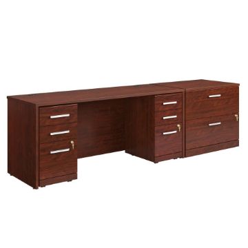 Picture of Affirm Double Pedestal Desk with Lateral File Suit