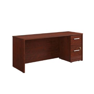 Picture of Affirm Single Pedestal Desk - Classic Cherry