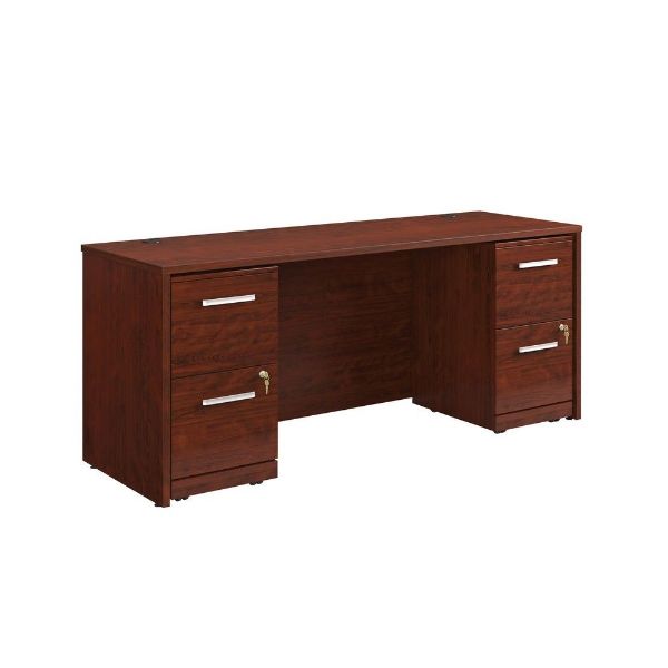 Picture of Affirm Double Pedestal Desk - Classic Cherry