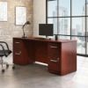 Picture of Affirm Double Pedestal Desk - Classic Cherry