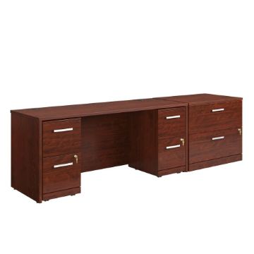Picture of Affirm Double Pedestal Desk with Lateral File Suit