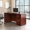 Picture of Affirm Double Pedestal Desk - Classic Cherry