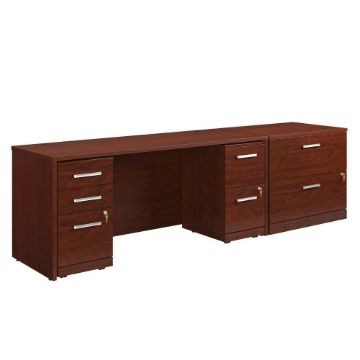 Picture of Affirm Double Pedestal Desk with Lateral File Suit