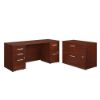 Picture of Affirm Double Pedestal Desk with Lateral File Suit