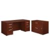 Picture of Affirm Double Pedestal Desk with Lateral File Suit