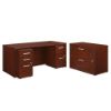 Picture of Affirm Double Pedestal Desk with Lateral File Suit