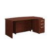 Picture of Affirm 72" Single Pedestal Bowfront Desk - Classic