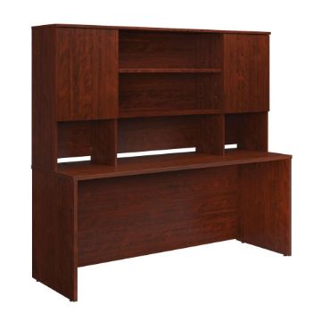 Picture of Affirm Desk with Hutch - Classic Cherry