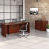 Picture of Affirm 72" Bowfront Desk with Lateral File - Class