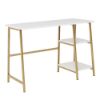 Picture of North Avenue Single Pedestal Desk - White