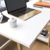 Picture of North Avenue Single Pedestal Desk - White