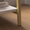 Picture of North Avenue Single Pedestal Desk - White