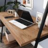 Picture of North Avenue Desk With Hutch - Sindoori Mango