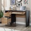 Picture of Acadia Way Single Pedestal Desk - Raven Oak