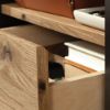 Picture of Acadia Way Single Pedestal Desk - Raven Oak
