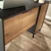 Picture of Acadia Way Single Pedestal Desk - Raven Oak
