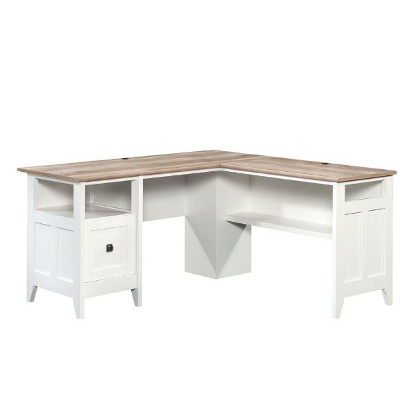 Picture of August Hill L-Desk - Soft White