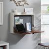 Picture of Anda Norr Wall Mount Desk - Pearl Oak