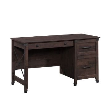 Picture of Carson Forge Desk - Coffee Oak