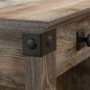 Picture of Carson Forge Desk - Rustic Cedar