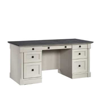 Picture of Palladia Executive Desk - Glacier Oak
