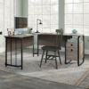 Picture of Station House L-Desk - Weathered Wood