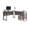 Picture of Station House L-Desk - Weathered Wood
