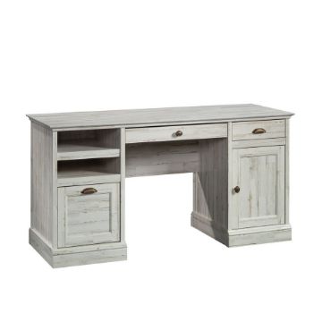 Picture of Barrister Lane Executive Desk - White Plank