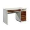 Picture of Vista Key Single Pedestal Desk - Blaze Acacia