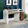 Picture of Vista Key Single Pedestal Desk - Blaze Acacia