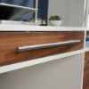 Picture of Vista Key Single Pedestal Desk - Blaze Acacia