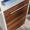Picture of Vista Key Single Pedestal Desk - Blaze Acacia