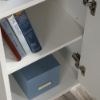 Picture of Vista Key Single Pedestal Desk - Blaze Acacia